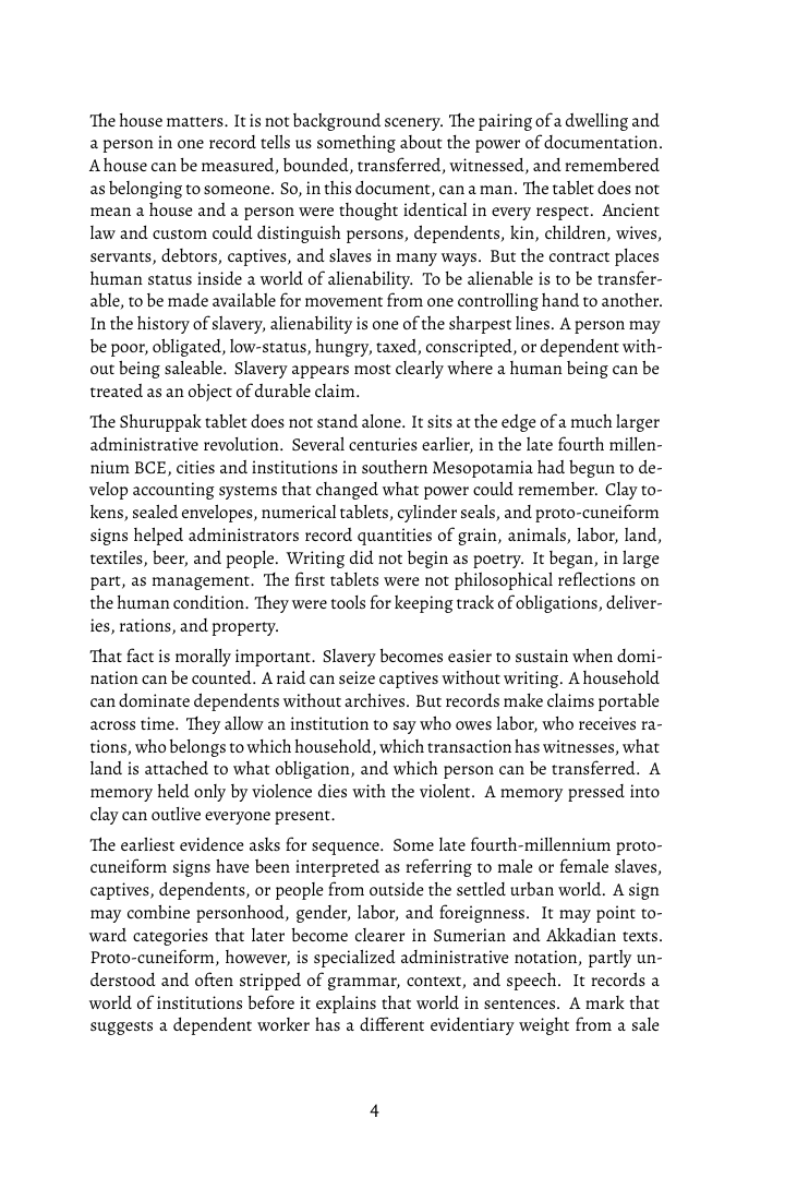 Left body-text page